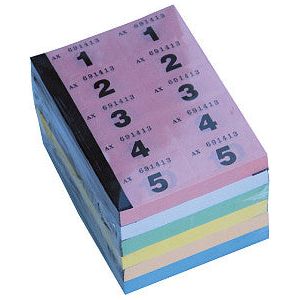 Combicraft - Nummerblok combicraft 1-1000 ass | Set a 6 stuk