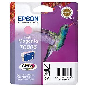 EPSON - Cartouche d'encre Epson T0806 rouge clair | 1 pièce