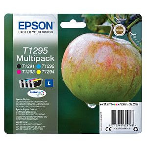Epson - Inktcartridge epson t1295 zwart + 3 kleuren | Blister a 4 stuk