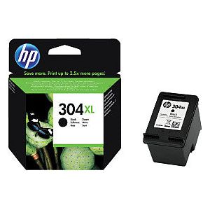 HP - Inktcartridge hp n9k08ae 304xl zwart | 1 stuk