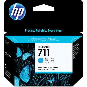 HP - Inktcartridge hp cz134a 711 blauw | Set a 3 stuk