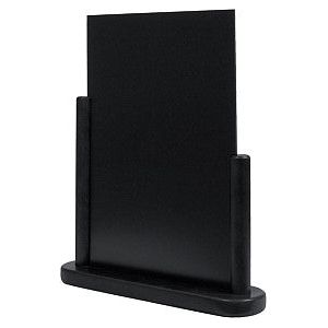 Securit - Krijtbord 21x28x7cm zwart hout