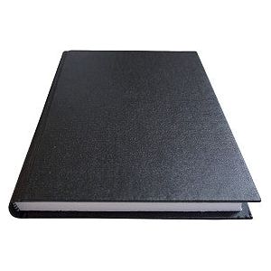 Cahier Qbasic avec couverture rigide A5 400 pages ligne noir