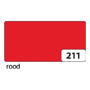 Folia Paper - Etalagekarton folia 1z 48x68cm 380gr nr211 rood  | 10 stuks