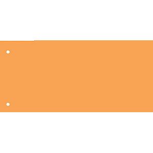 QBASIC - Strip de divorce 225x120mm 50vel Orange | Pack de 50 draps