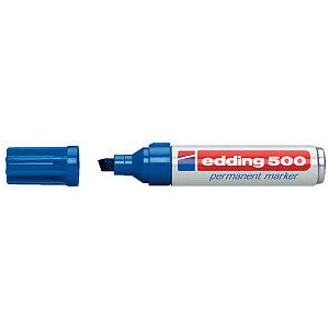 Edding - Viltstift edding 500 schuin 2-7mm blauw