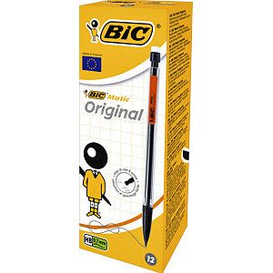BIC - Vulpotlood Bic Matic Original HB 0,7 mm | Boîte extérieure une pièce 12