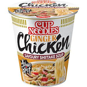 Noodles Nissin tasse de poulet savoureux