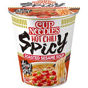 Nissin - Noodles nissin hot chili spicy cup | Omdoos a 8 stuk x 1 portie