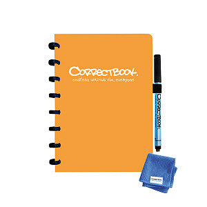 Cahier Correctbook A5 vierge 40 pages orange pêche