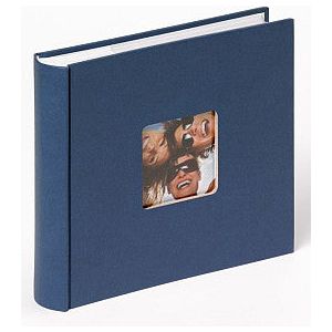 Walther design - Fotoalbum design fun 24cmx22cm blauw | 1 stuk