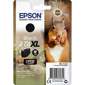 Epson - Inktcartridge epson 378xl t3794 zwart | 1 stuk | 8 stuks