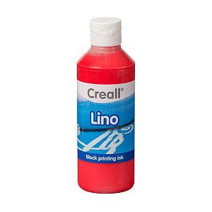 Creall - Linoleumverf creall lino lichtrood 250ml | 1 fles | 6 stuks