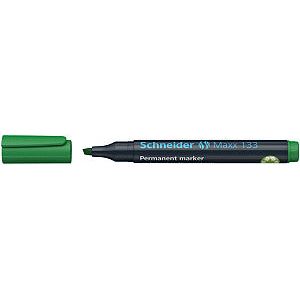 Schneider - Viltstift maxx 133 beitel 1-4mm groen | 1 stuk | 10 stuks