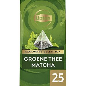 Lipton - Thee lipton exclusive groene thee matcha 25x2gr | Pak a 25 stuk