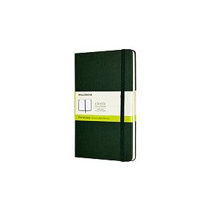 Moleskine - Notitieboek moleskine l 130x210mm blanco hc green | 1 stuk