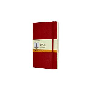 Moleskine - Notitieboek moleskine l 130x210mm lijn sc scarl rd | 1 stuk