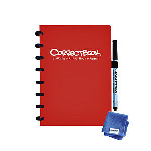Correctbook - Notitieboek correctbook a5 lijn 40blz horizon red | 1 stuk