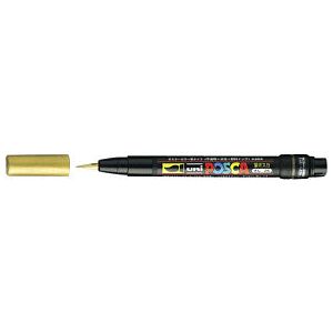 Posca - Brushverfstift posca pcf350 1-10mm goud | 1 stuk | 5 stuks