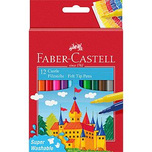 Marqueur de couleur Faber-Castell lot de 12 pièces assorties | 10 morceaux