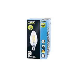 Integral - LED -Lampe Integral E14 2700K warmes Weiß 4,5W 250LUMEN | Box ein 1 Stück