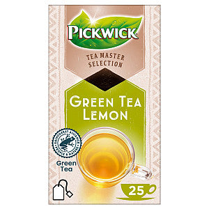 Pickwick - Thee pickwick master selection green lemon 25 | Pak a 25 stuk | 4 stuks