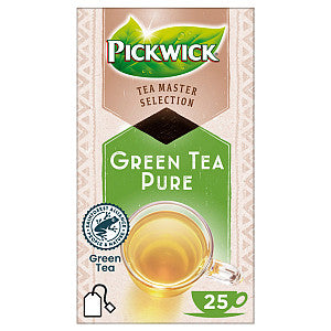 Pickwick - Thee pickwick master selection green pure 25st | Pak a 25 stuk | 4 stuks