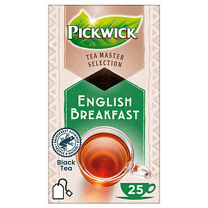 Pickwick - Thee pickwick master selection english breakfast | Pak a 25 stuk | 4 stuks