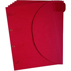 Smartfolder Tarifold A4 rouge | 10 morceaux