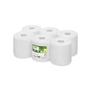 Satino von WEPA - Reinigungspapier Satino Komfort CF1 1LGS 300 m Weiß | Packung mit 6 Rollen