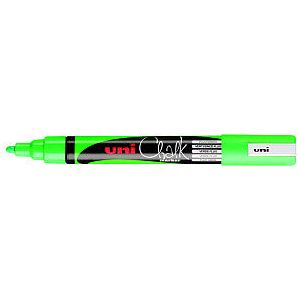 Uni-ball - Krijtstift rond 1.8-2.5mm fluor groen | 1 stuk | 6 stuks