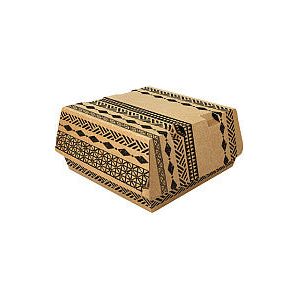 Maori - Hamburgeroos Maori 115x110x70mm en carton marron | Box une pièce de 320