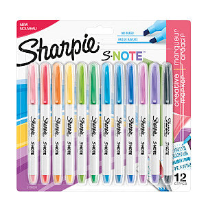 Sharpie - Marking Pen IE S -Note 12st Assorti | Blister un 12 pièces