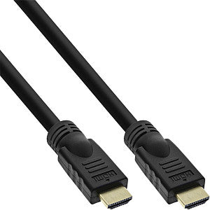 En ligne - câble en ligne HDMI Ethernet 4k m / m 2 m noir | 1 pièce