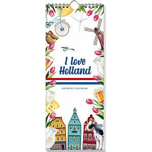 Intersat - Calendrier d'anniversaire j'aime la Hollande | Emballez un 1 pièce | 5 pièces