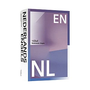 Dictionnaire de Dale large néerlandais-anglais pour l'école bleu