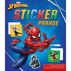 Deltas - Kleur-en stickerbk deltas stickerparade spider-man | 1 stuk