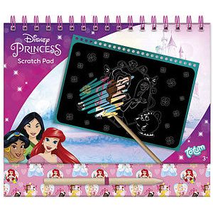 Set de bricolage Totum Disney Princess cahier à gratter