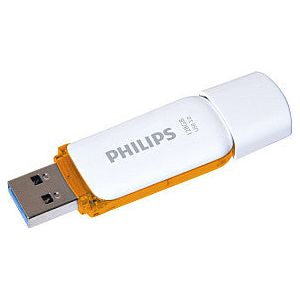 Philips - Stick USB Philips Snow Key 128 Go 3.0 Orange | Blister un 1 morceau