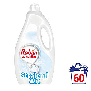 Robijn - détergent 3l Radiant blanc 60 scoops | Bouteille un 1 morceau | 3 pièces