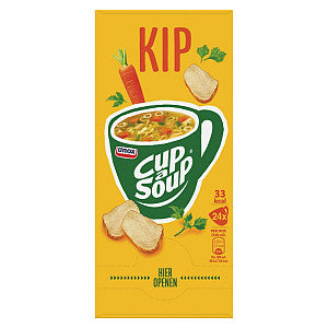 Unox - Cup-a-soup kip 140ml | Doos a 24 portie | 4 stuks