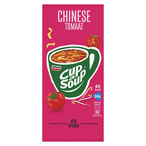 Unox - Cup-a-soup chinese tomaat 140ml | Doos a 24 zak | 4 stuks
