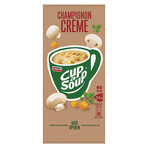 Unox - Cup-a-soup champignon creme 140ml | Doos a 24 portie | 4 stuks