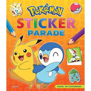 Deltas - Kleur-en stickerboek deltas pokémon sticker parade | 1 stuk