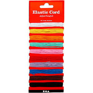 CreoTime - Elastic Cretiv Company 10 couleurs 3,5 m | Blister un ensemble 1 | 10 morceaux