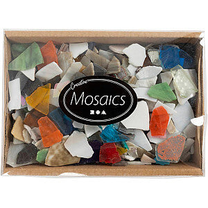 Creotime-Mosaic Crea Com Taille 8-20 mm d'épaisseur 2-3 mm 2 kg | Encadré un kilogramme