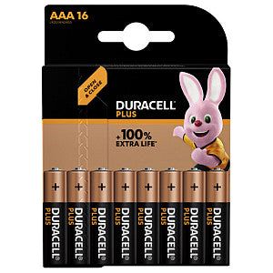 Batterie Duracell Plus 16xAAA | 10 morceaux