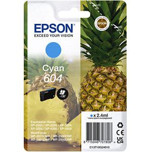Epson - Inktcartridge epson 604 t10g24 blauw | 1 stuk