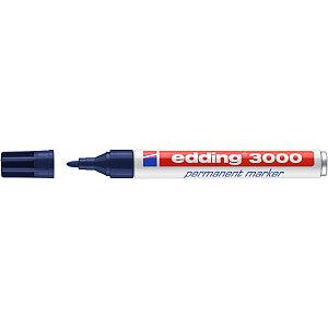 Edding - Viltstift edding 3000 rond 1.5-3mm staalblauw | 1 stuk