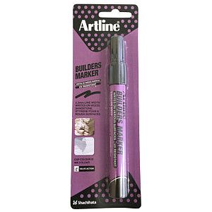 Artline - Viltstift artline professional builders zwart | Blister a 1 stuk